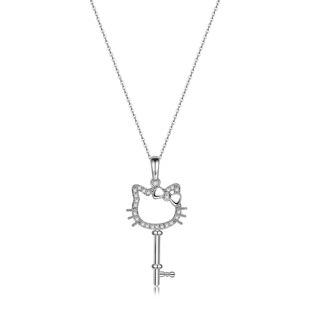 Cute Kitty Key Necklace